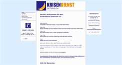 Desktop Screenshot of krisendienst-gt.de